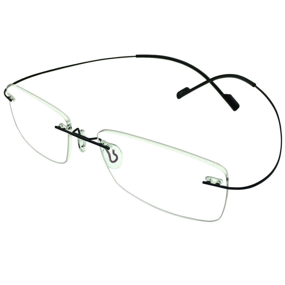 Peterborough Photochromic Grey Rimless Readers — view 2