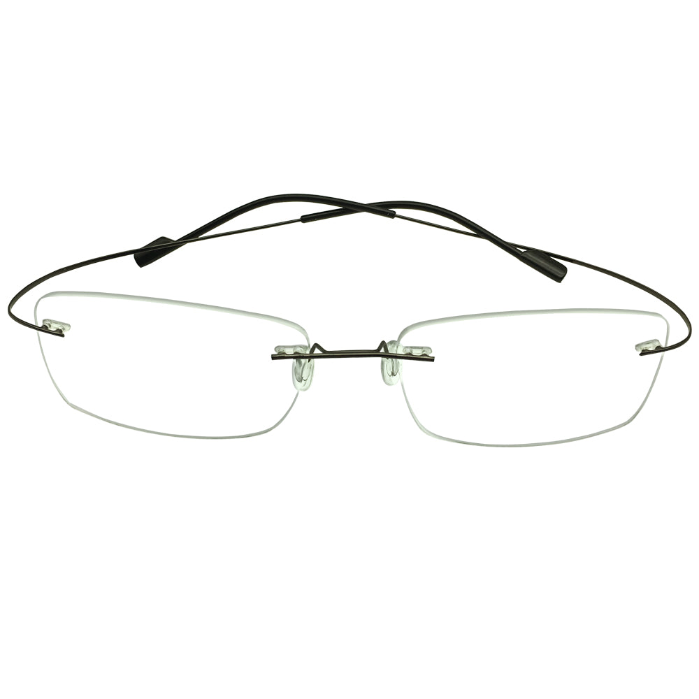 Peterborough Photochromic Grey Rimless Distance Glasses — view 3