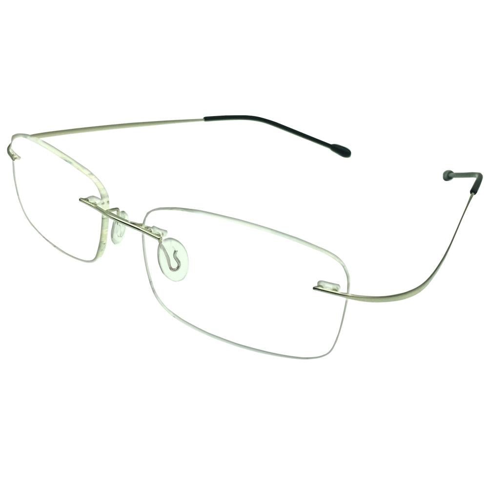 Swansea Rimless Photochromic Distance Glasses — view 3